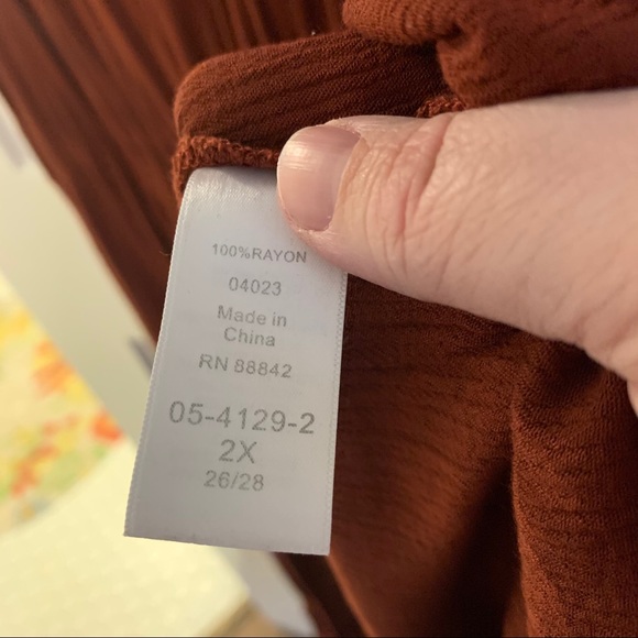 Plus size gauze maxi 26/28 - Picture 10 of 11